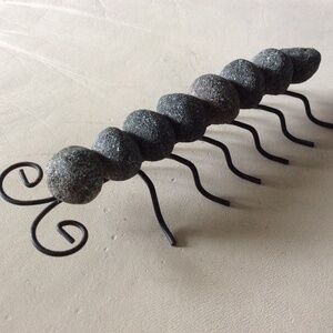 Caterpillar Yard Art